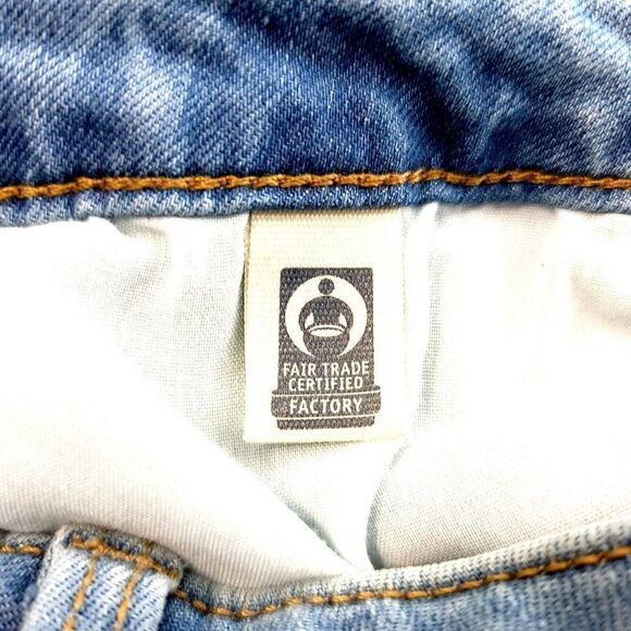 Universal Thread Goods Co. Blue Jeans 6/28R Candiani Denim High Rise Skinny Fact - Picture 8 of 13